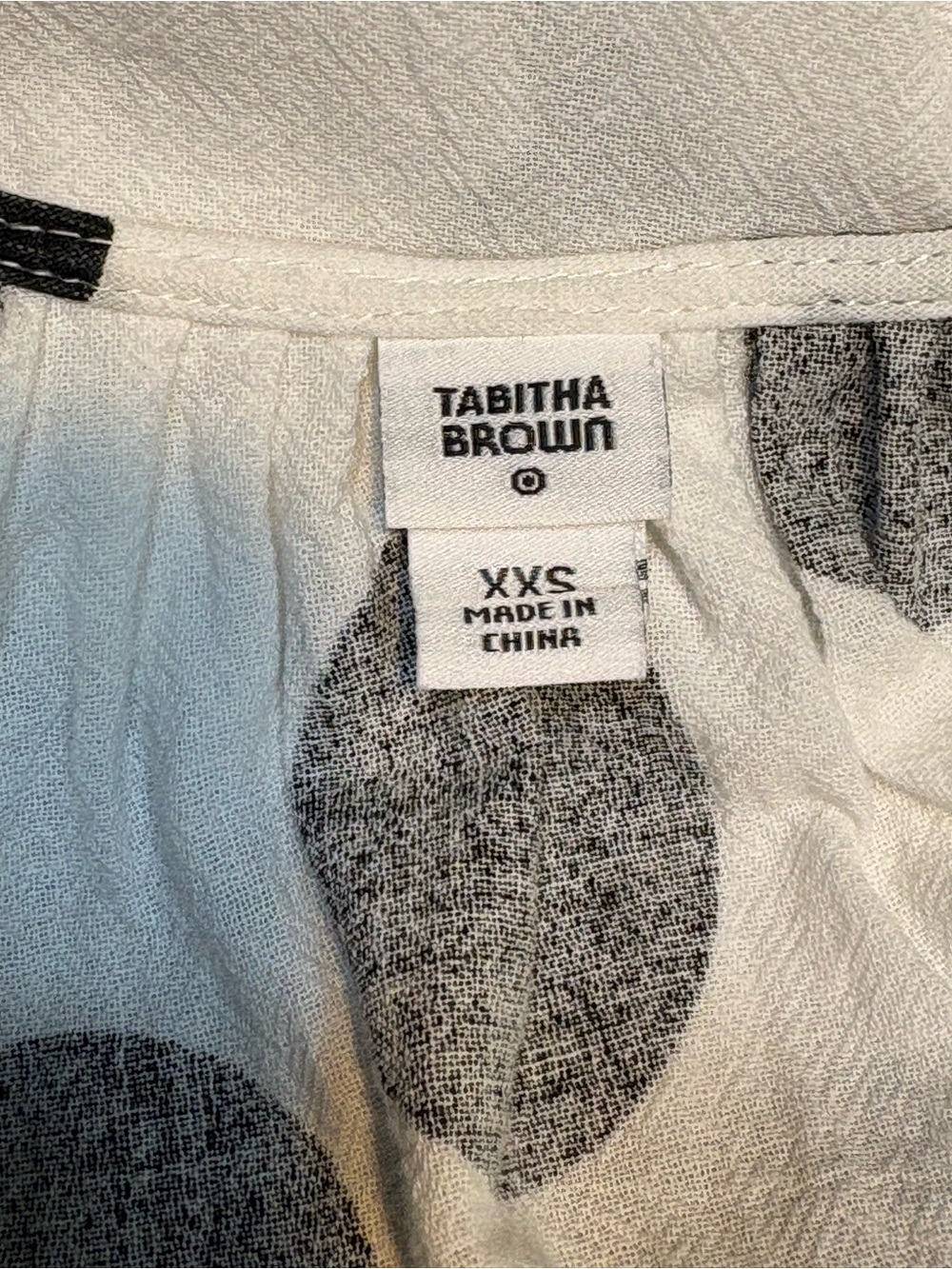 Tabitha Brown x Target Sleeveless Polka Dot Maxi Dress XXS - Picture 7 of 11